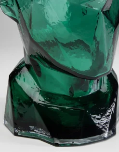 KARE Vase Prisma Face Grün 30cm Outlet