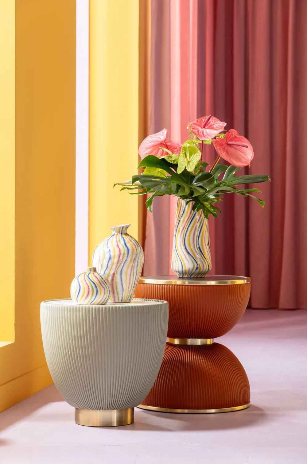 KARE Vase Rivers Colore 32cm Discount