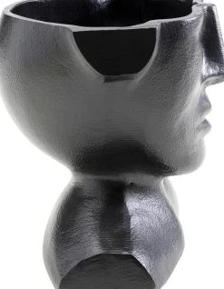 KARE Vase Rostro Schwarz 17cm Hot