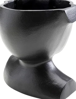KARE Vase Rostro Schwarz 17cm Hot