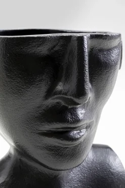 KARE Vase Rostro Schwarz 17cm Hot