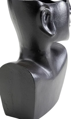 KARE Vase Rostro Side Schwarz 27cm Hot