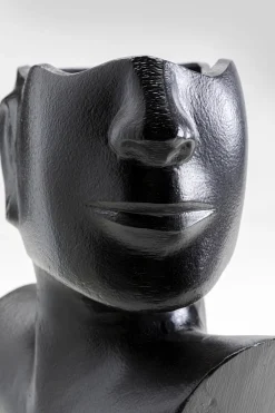 KARE Vase Rostro Side Schwarz 27cm Hot
