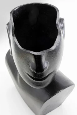 KARE Vase Rostro Side Schwarz 27cm Hot