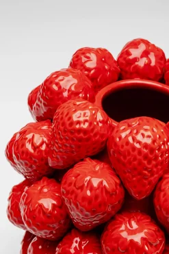 KARE Vase Strawberries Rot 30cm Discount