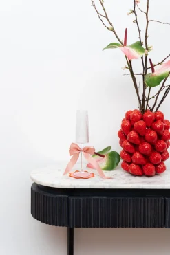 KARE Vase Strawberries Rot 24cm Discount