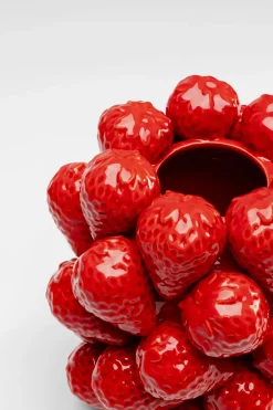 KARE Vase Strawberries Rot 24cm Discount