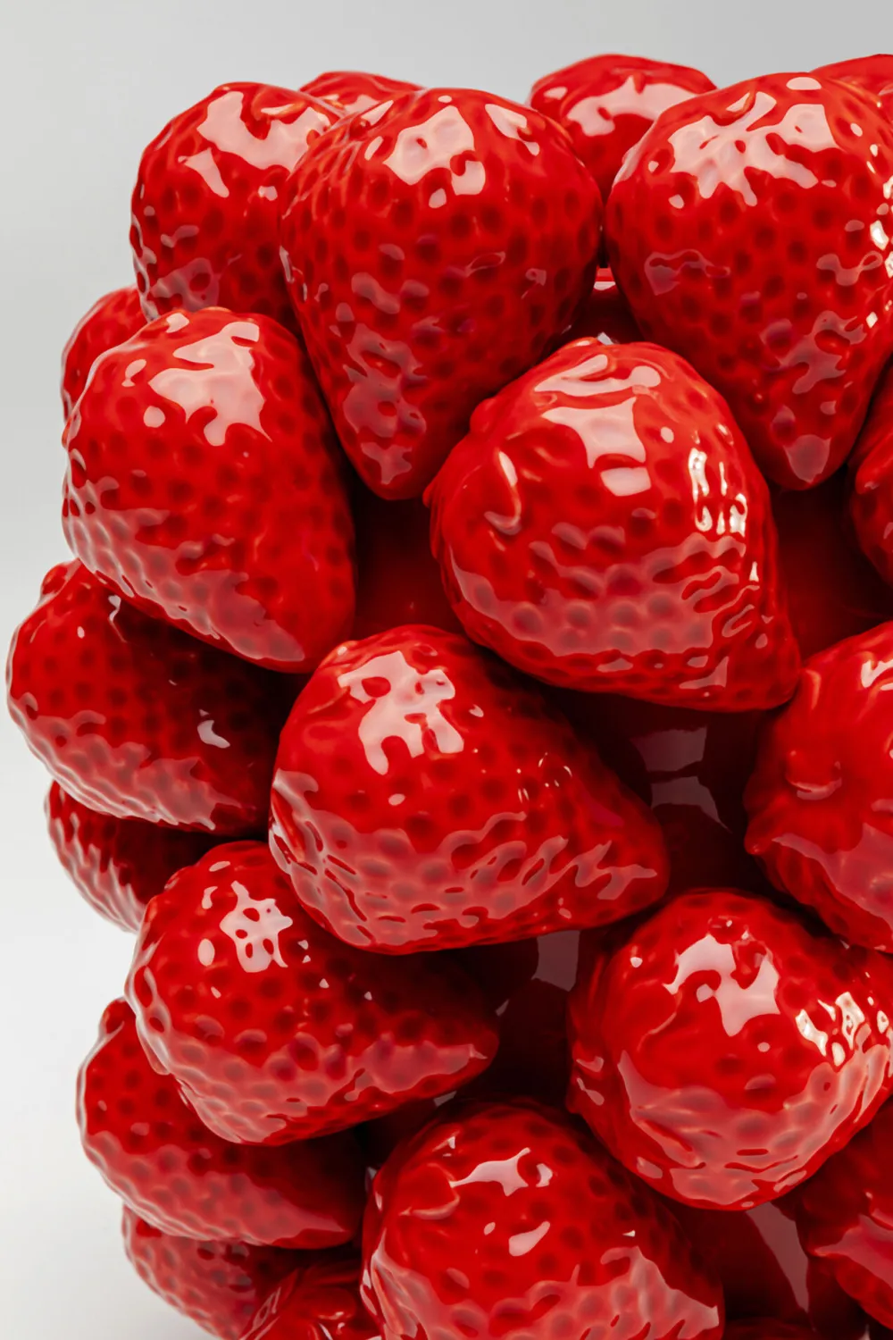 KARE Vase Strawberries Rot 24cm Discount