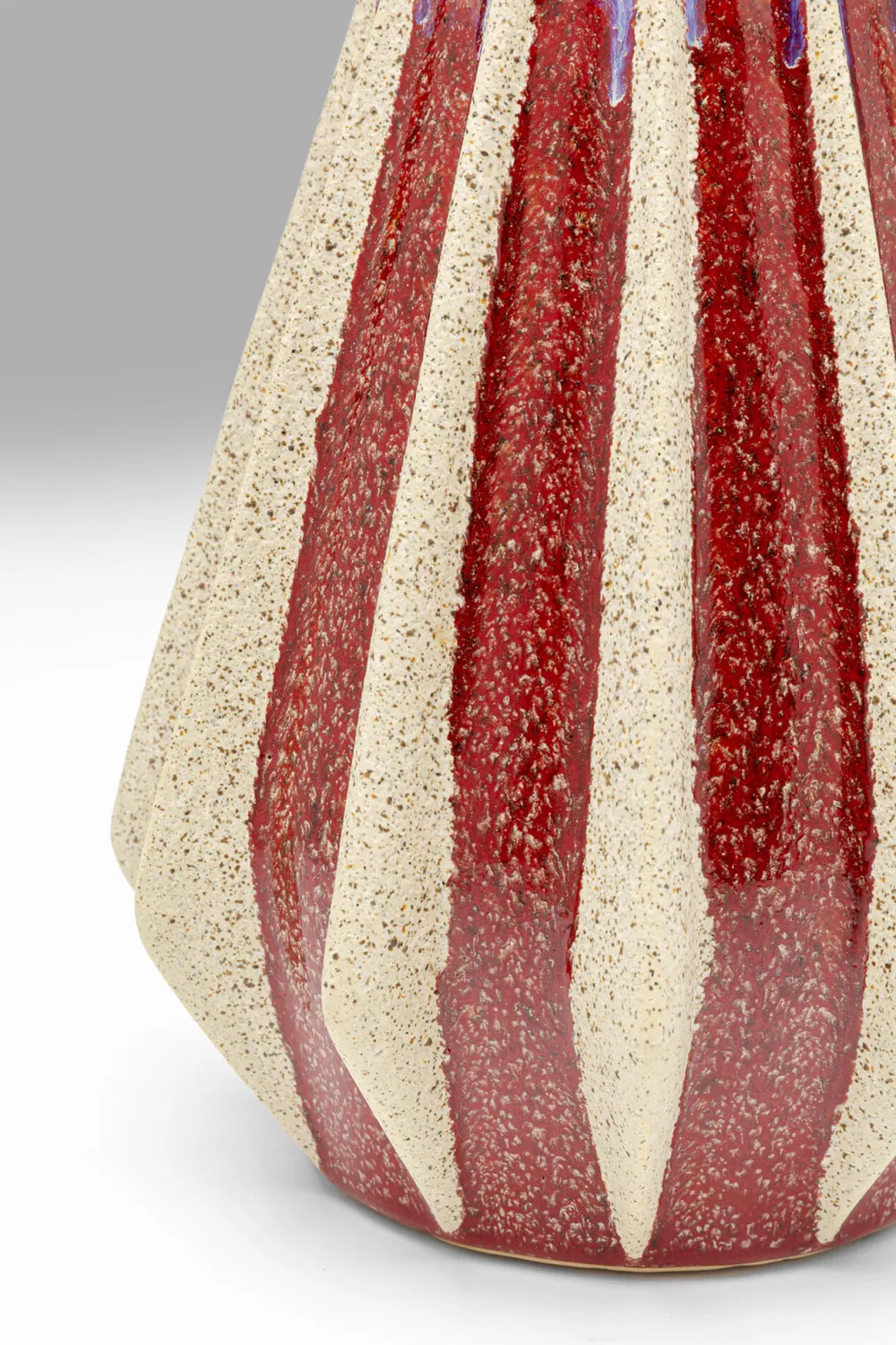 KARE Vase Tic Tac Rot 24cm Outlet