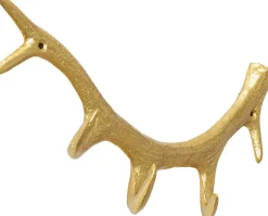 KARE Wandgarderobe Antler Gold 35cm Hot