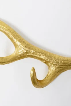 KARE Wandgarderobe Antler Gold 35cm Hot