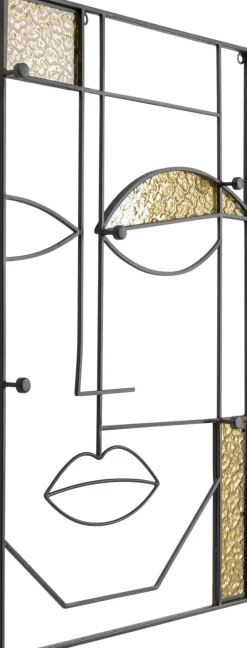 KARE Wandgarderobe Art Boy Face 60x90cm Best