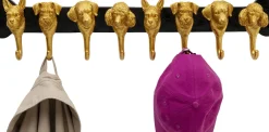 KARE Wandgarderobe Dog Family Gold 69cm Online
