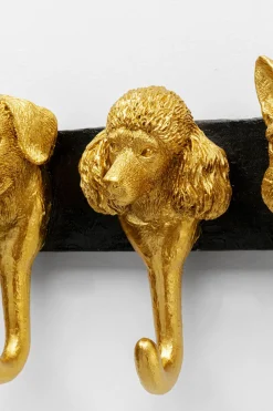KARE Wandgarderobe Dog Family Gold 69cm Online
