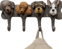 KARE Wandgarderobe Dog Family 31cm New