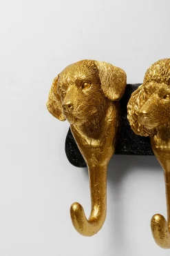 KARE Wandgarderobe Dog Family Gold 31cm Sale