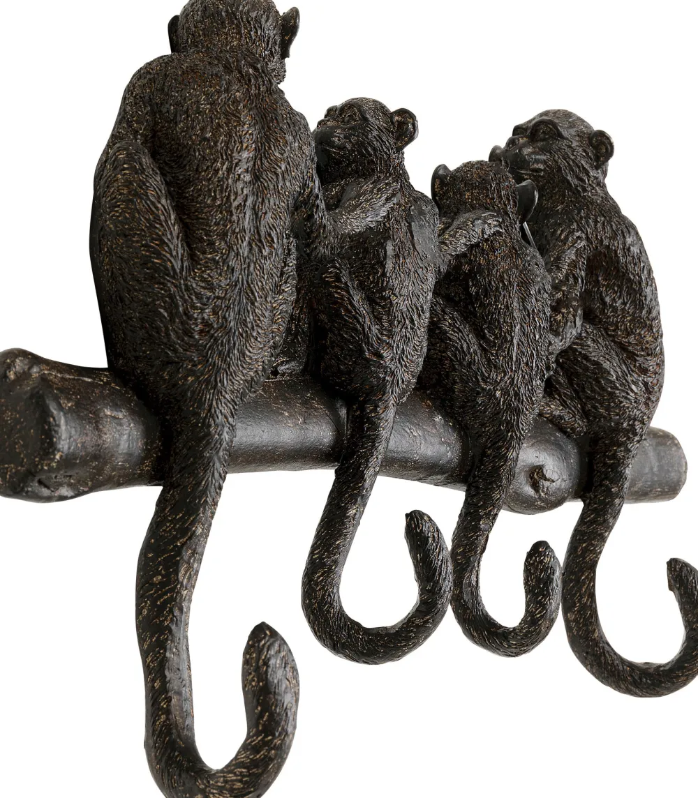 KARE Wandgarderobe Monkey Family 38cm Hot