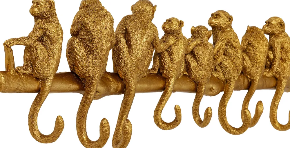 KARE Wandgarderobe Monkey Hook 70cm Hot