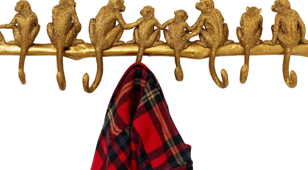KARE Wandgarderobe Monkey Hook 70cm Hot