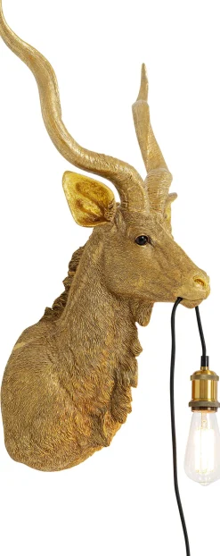 KARE Wandleuchte Animal Goat Gold 45x74cm Online