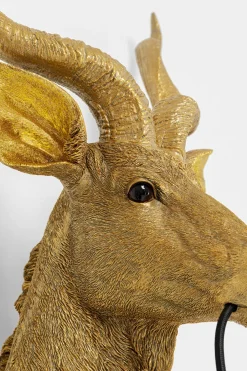 KARE Wandleuchte Animal Goat Gold 45x74cm Online