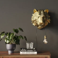KARE Wandleuchte Animal Tiger Head 34cm Best