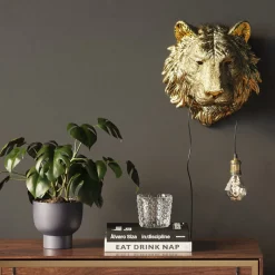 KARE Wandleuchte Animal Tiger Head 34cm Best