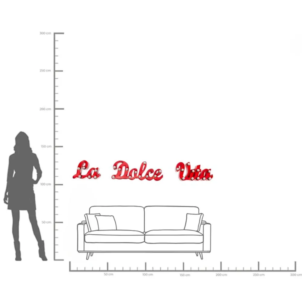 KARE Wandleuchte La Dolce Vita 190cm Hot