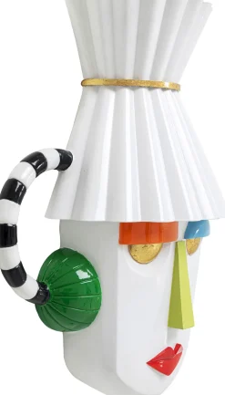 KARE Wandobjekt Mesquerade Weiß 37x41cm Outlet