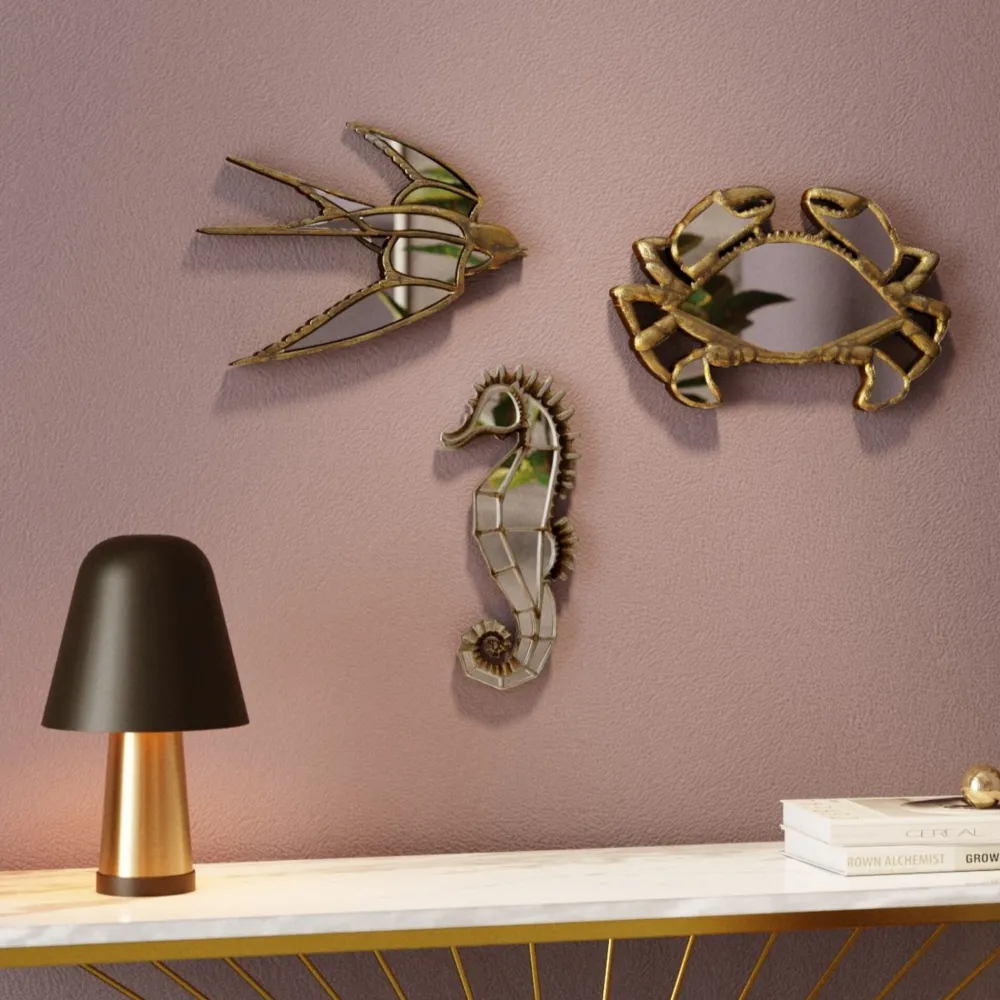 KARE Wandobjekt Swallow Mirror 37x25cm Discount