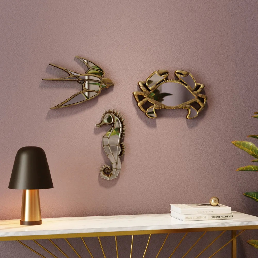 KARE Wandobjekt Swallow Mirror 37x25cm Discount