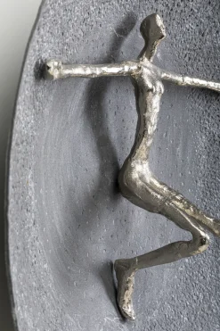 KARE Wandobjekt Umano Silber Ø60cm Best