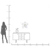 KARE Wandschmuck Orchid Weiß 54cm Clearance