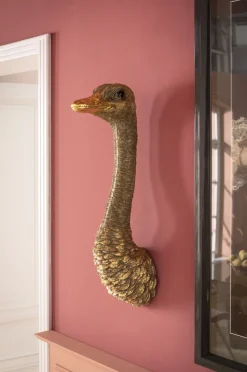 KARE Wandschmuck Ostrich Gold 19x72cm Best