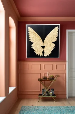 KARE Wandschmuck Wings Gold Black 120x120cm Online