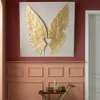 KARE Wandschmuck Wings Gold-Weiß 120x120cm Discount