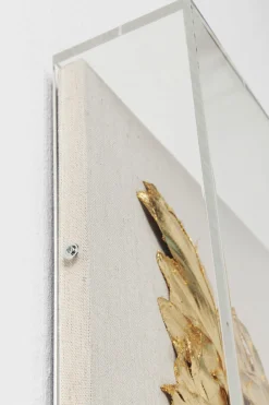 KARE Wandschmuck Wings Gold-Weiß 120x120cm Discount