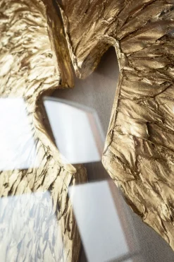 KARE Wandschmuck Wings Gold-Weiß 120x120cm Discount
