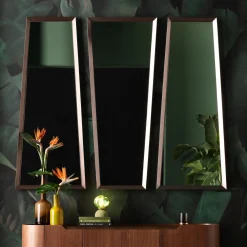 KARE Wandspiegel Arezzo Coffee Trapez 65(45)x160cm Clearance