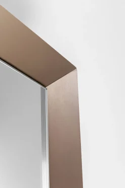 KARE Wandspiegel Arezzo Coffee Trapez 65(45)x160cm Clearance