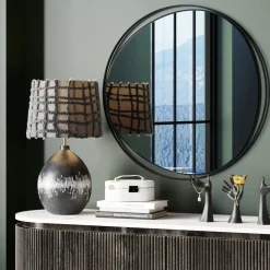 KARE Wandspiegel Bonita Schwarz Ø80cm Discount