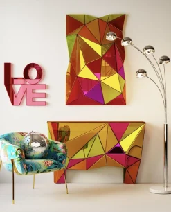 KARE Wandspiegel Prisma Colore 80x120cm Hot