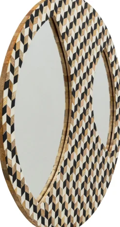 KARE Wandspiegel Tahiti Ø67cm New