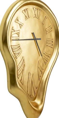 KARE Wanduhr Big Drop Gold 92x127cm New
