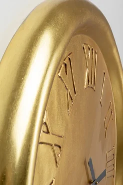 KARE Wanduhr Big Drop Gold 92x127cm New