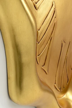 KARE Wanduhr Big Drop Gold 92x127cm New