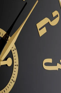 KARE Wanduhr Casino Schwarz Ø76cm Outlet