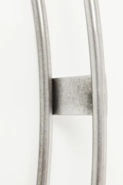 KARE Wanduhr Clip Silber Ø60cm Hot