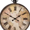 KARE Wanduhr European Map 96cm Hot