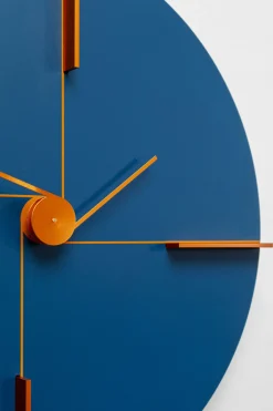 KARE Wanduhr Felice Blau Ø30cm Best